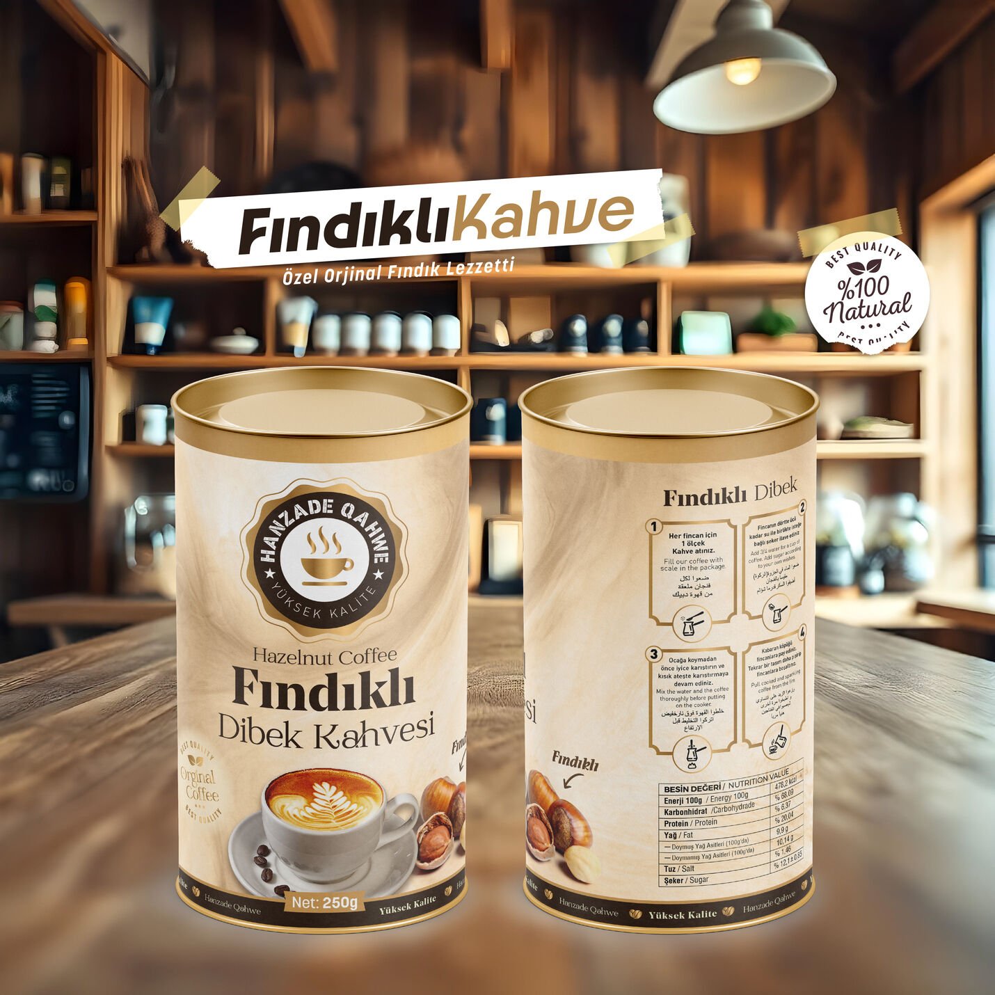 Fındıklı Türk Dibek Kahvesi 250gr